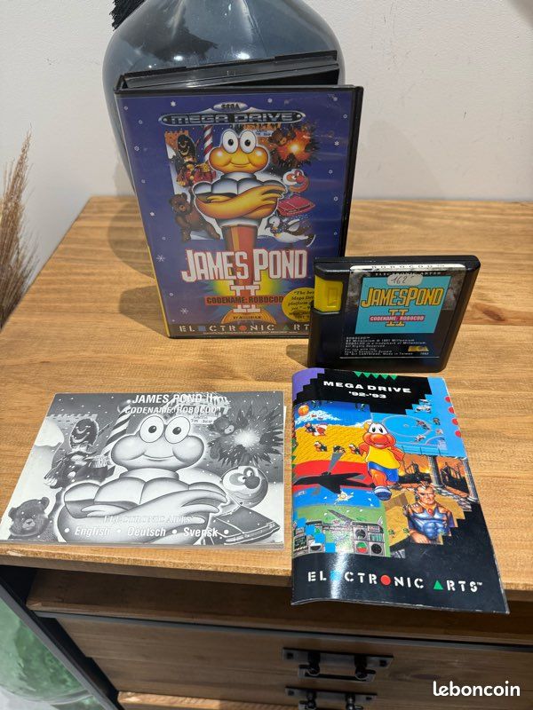 James pond 2 Sega Megadrive : Achat occasion | Jeux vidéo Sega État moyen