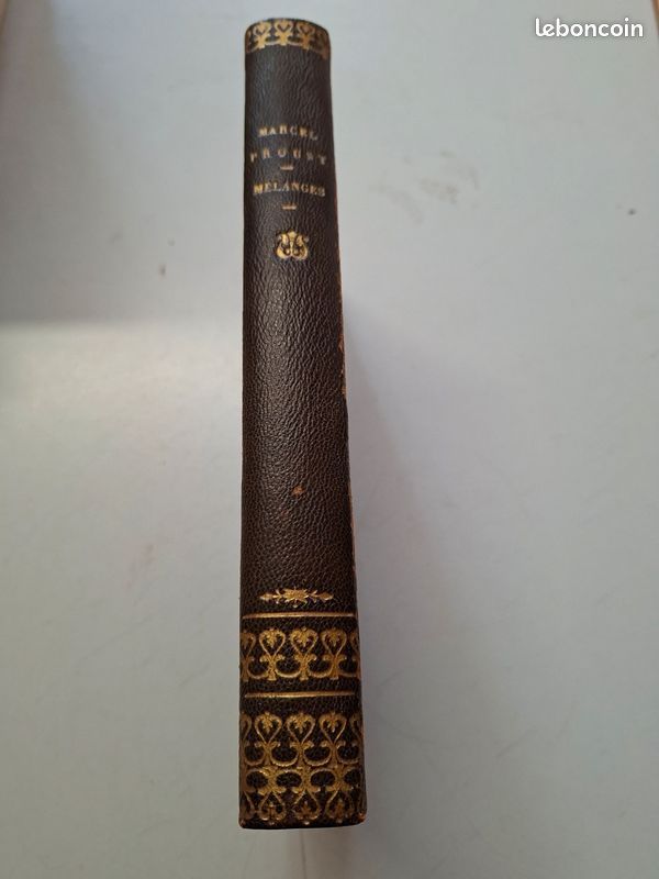3375: Marcel Proust Pastiches et mélanges NRF 1933 exemplaire numéroté reliure (image 2)