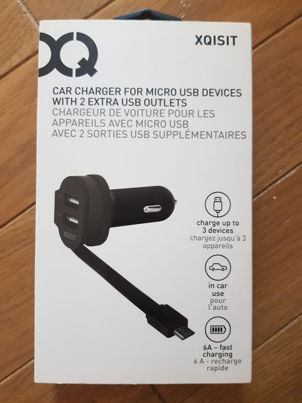 Chargeur USB voiture 2 sorties