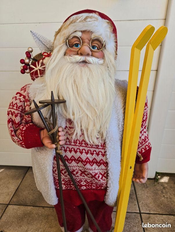 Tissu Saint-Nicolas / Père Noël En Laine Et Cachemire - Rouge Uni - Largeur 150 Cm - Neuf
