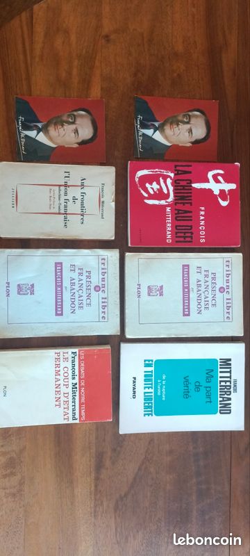 Livres de François Miterrand dédicacés (image 1)