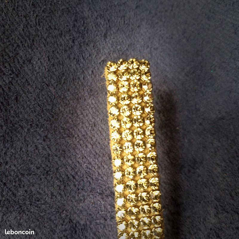 Barrette longue en strass Svarowsky (image 6)