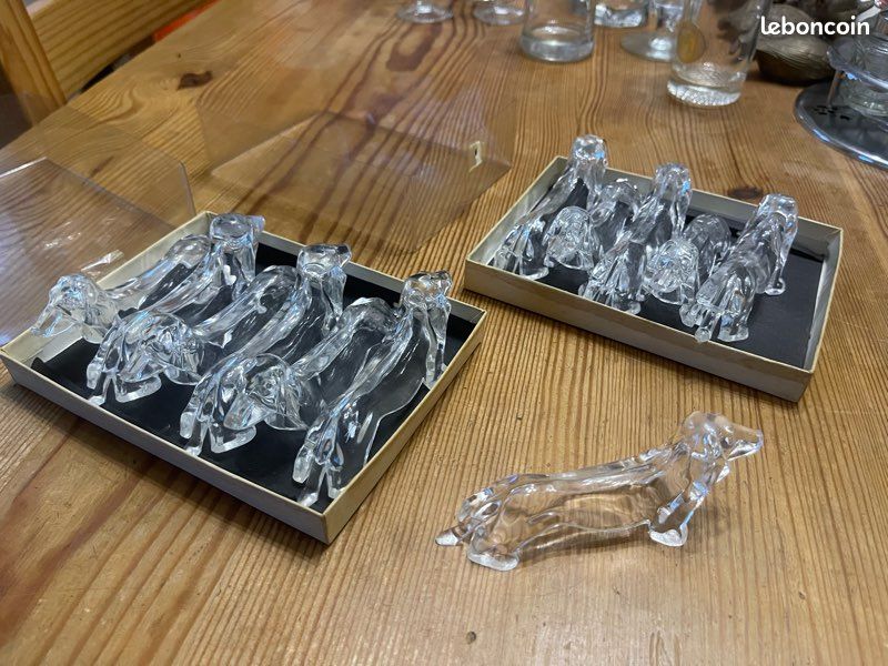 ANCIEN LOT DE 12 Repose Couteau Napoléon III - 254 g Art de la Table