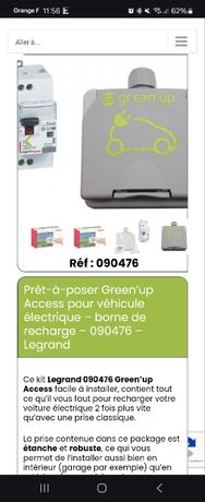 Legrand - Kit prise saillie étanche Green'up véhicule électrique +