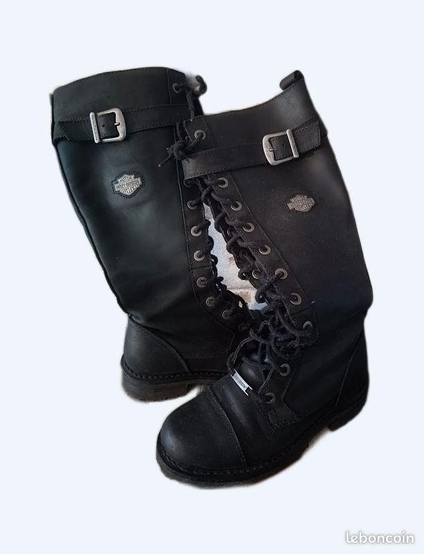 Leather Bottes Harley Davidson Femme Savannah Botte Femme Harley