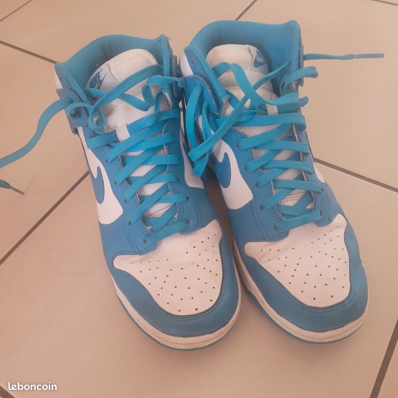 Nike dunk hight laser blue Chaussures