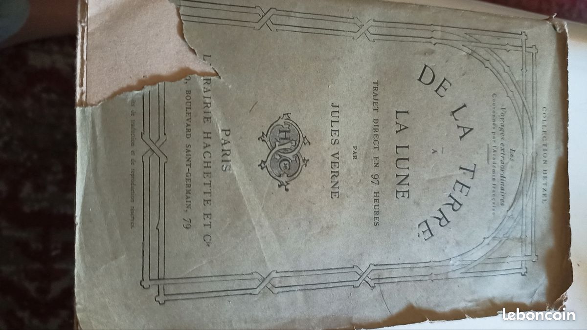 Livre de la Terre à la Lune Jules Verne (image 1)