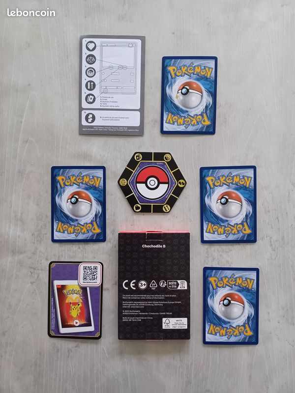 Lot de 4 cartes Promotionnelles Pokemon Mc Donalds en très bon état (image 1)