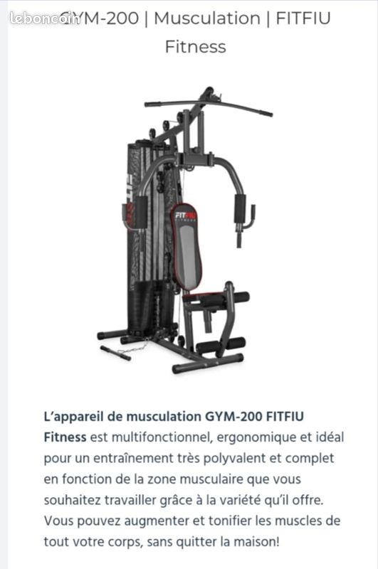 Banc de musculation (image 2)