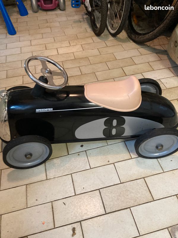 Voiture vintage Baghera Maxi porteur noir (image 4)