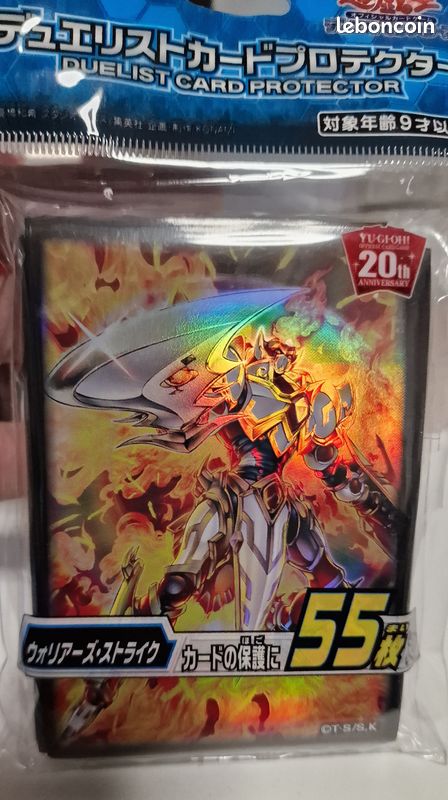 yugioh 20th anniversary card sleeves Yu-Gi-Oh! Sleeve 20th Anniversary Silver main image 0