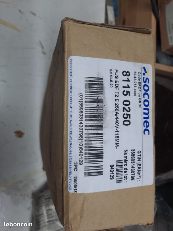 Lot de Fusibles EDF (image 1)