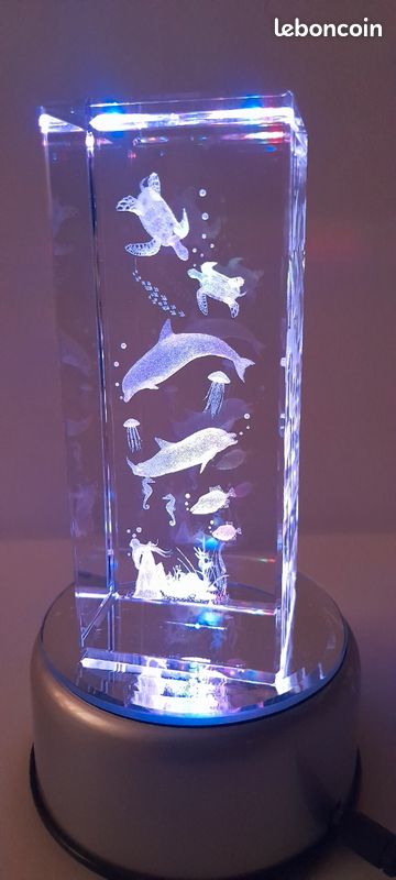 Lot de 2 bloc porte bougie et bloc cylindre en VERRE épais (image 3)