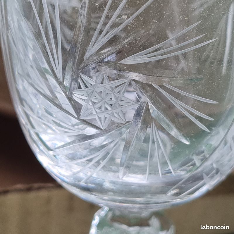Verres à pieds cristal (image 2)