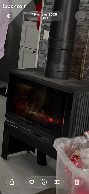 Poêle étanche bûche 50cm (image 1)