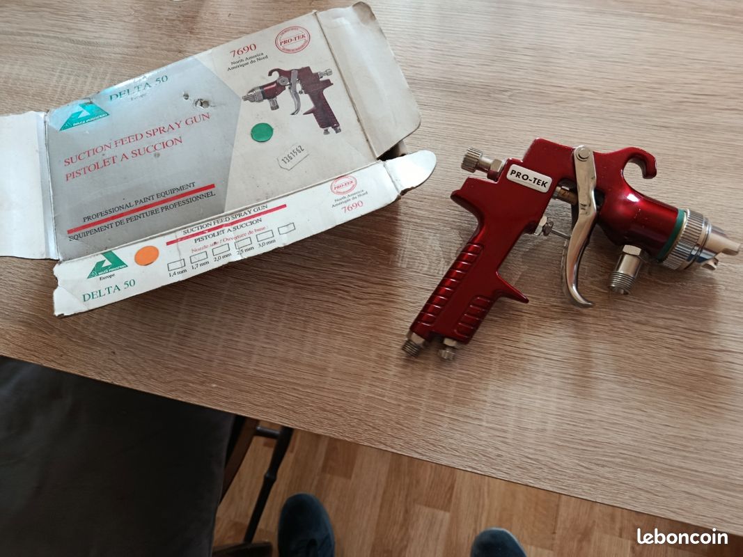 Pistolet peinture professionnel Pro-tek Delta 50 7690 (image 1)