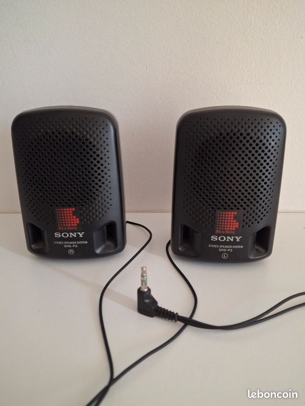 Stéréo speaker systèm Sony SRS-P3 pour walkman, discman.. (image 1)
