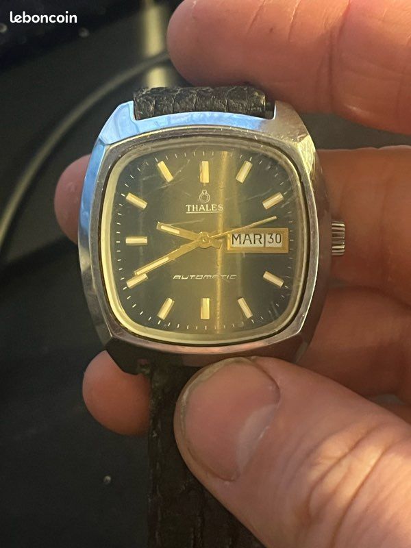 Montre Mécanique Vintage Thales - Occasion - Style Rétro Authentique