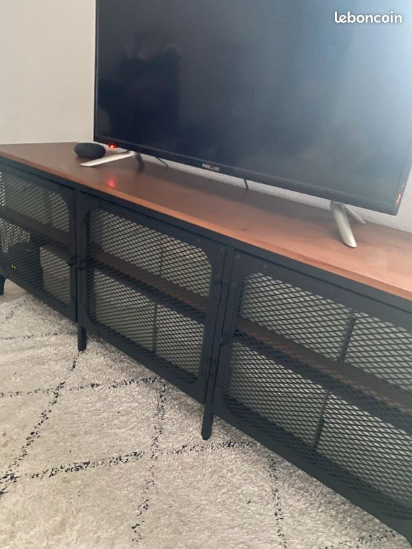 Meuble TV IKEA style industriel (image 2)