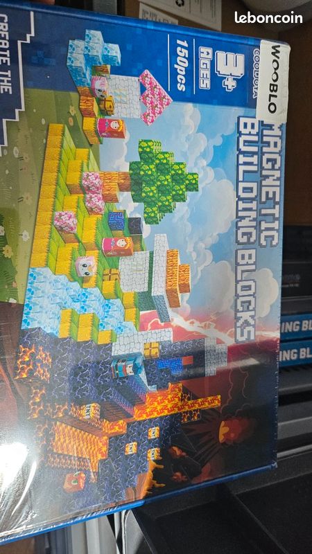 Blocs magnétiques - 150 pièces de cubes de construction magnétiques