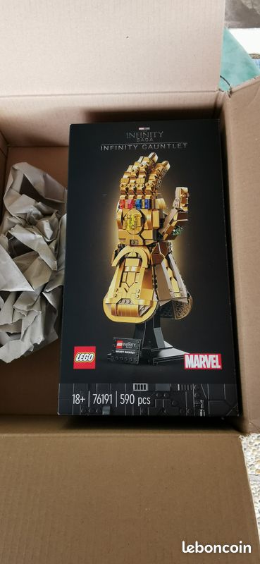 LEGO MARVEL INFINITY SAGA GAUNTLET 76191 modèle THANOS (image 1)