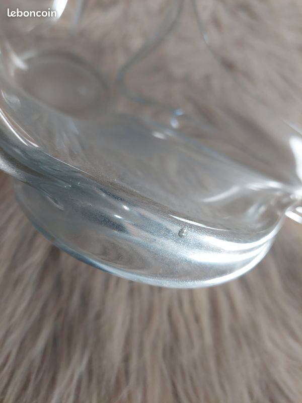 Plat en verre vintage -vais59 (image 4)