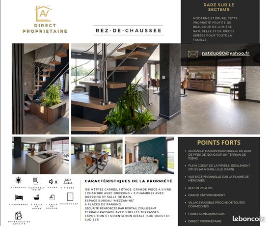 A VENDRE Beau Pavillon Individuel au coeur de la Pévèle