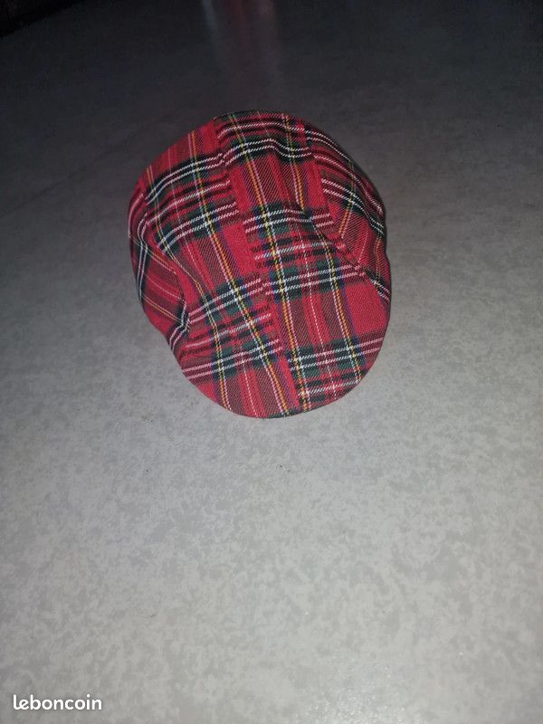 Béret casquette tartan(taille 56) tout neuf (image 1)
