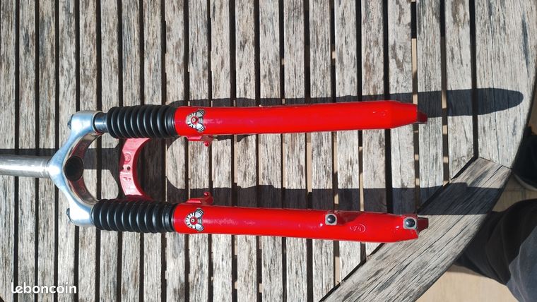 Vintage Manitou Answer? Suspension Fork 26 1 1/8 180 mm Steerer Disc Mount