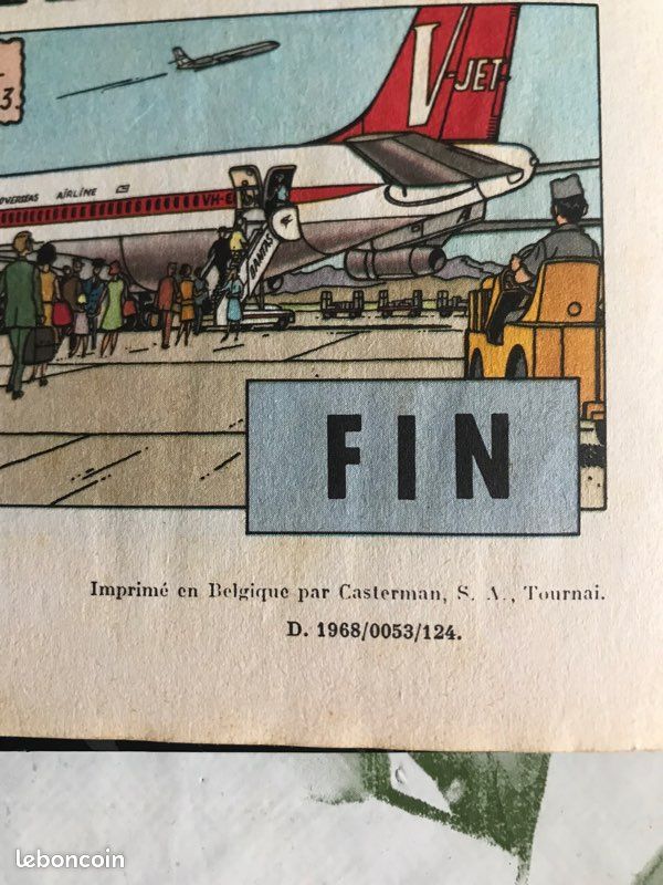 Rare Bd Les Aventures De Tintin Vol 714 Pour Sydney Hergé 1968 B37 Casterman (image 6)