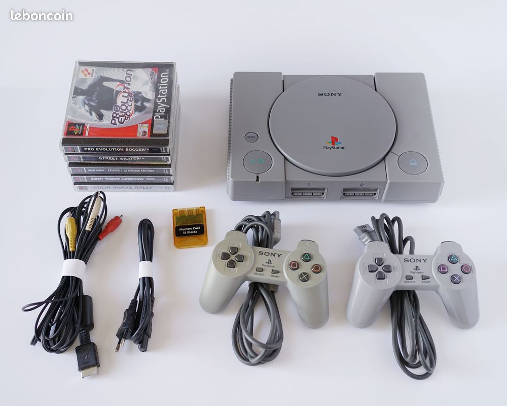 Console Sony PlayStation 1 PS1 – Modèle SCPH 5502 PAL – Testée, Avec Un Jeu