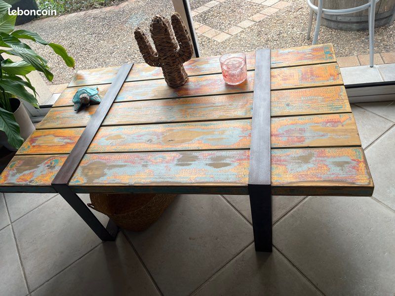 Table basse industrielle (image 2)
