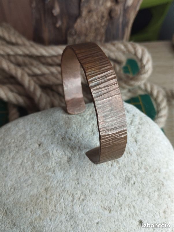 Bracelet cuivre fabrication artisanale (image 3)