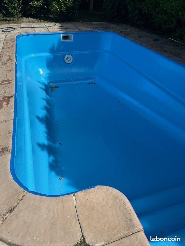 Peinture piscine coque polyester bleu azure étanche solvanté rendement 140M carre (image 2)