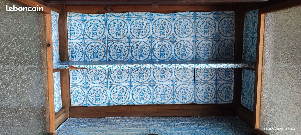 Buffet Vaisselier ancien 2 corps merisier (image 6)