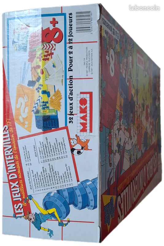 Jeu de société de plateau vintage MAKO Pêche 1970