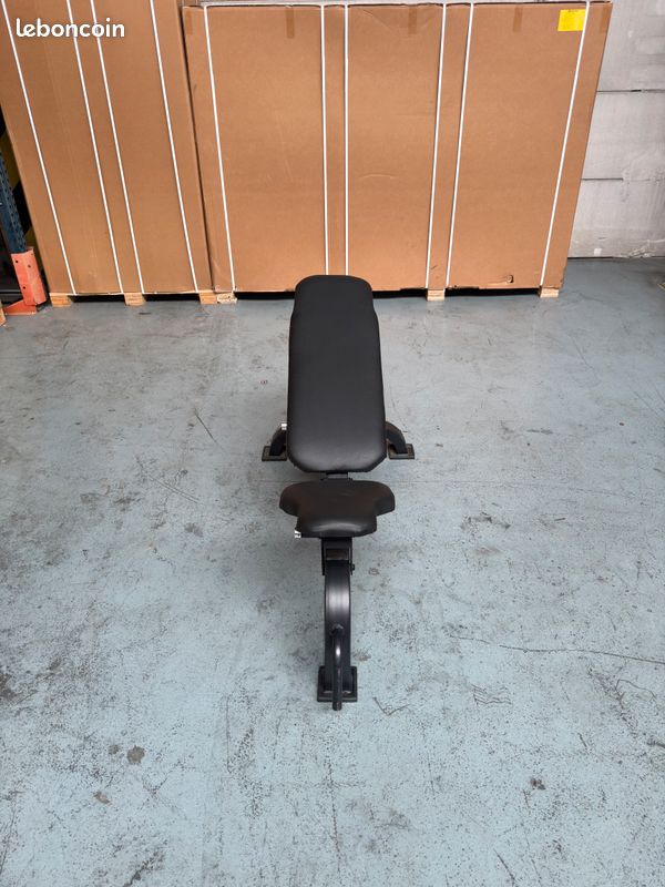 Adjustable Bench Leaderfit occasion machine musculation libre banc ajustable multi positions angles professionnel idéal haltères (image 5)