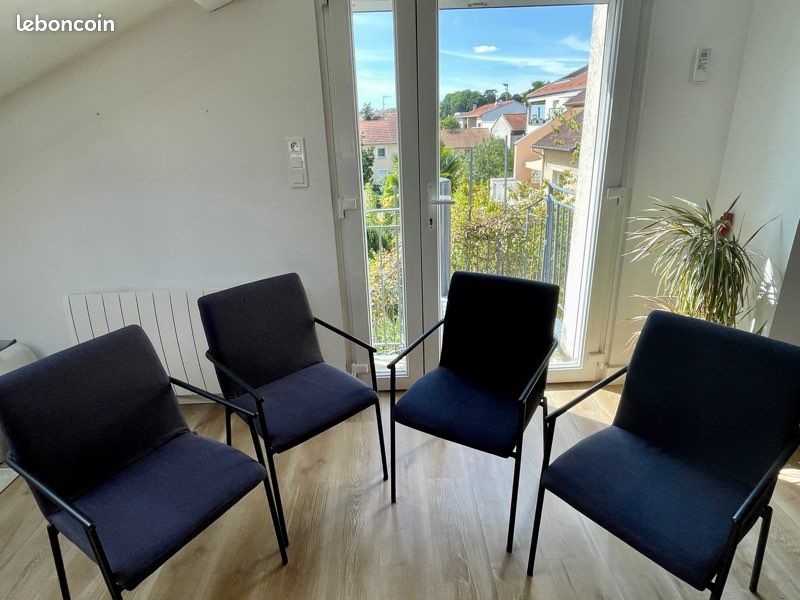 Lot de 4 chaises de salle à manger avec accoudoirs (image 1)