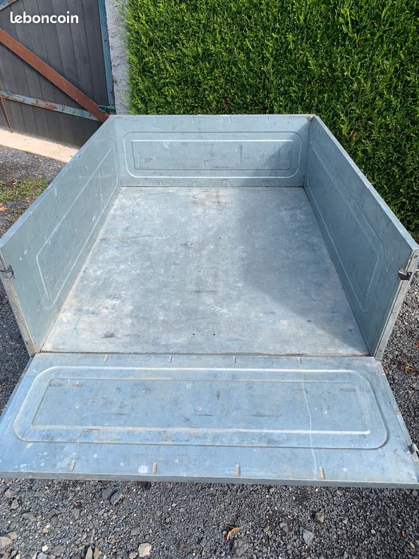 Remorque Basculante tout galva 125/98/40 cms ttes options (image 2)