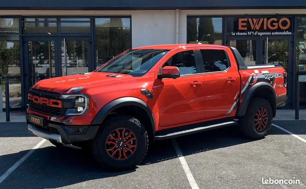FORD RANGER RAPTOR 3.0l 292CH - DBLE CAB 5PL - RIDEAU ÉLEC - 1ÈRE MAIN - ENTRETIEN FORD - GARANTIE FORD 11/26 (image 1)