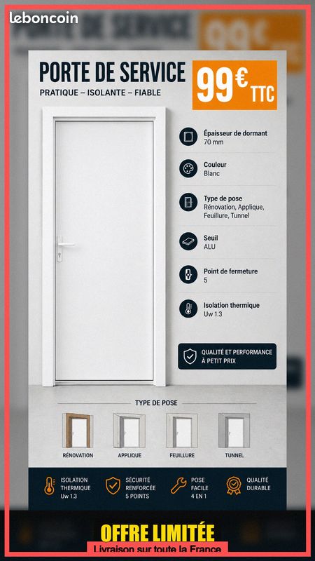 Portes PVC (image 1)
