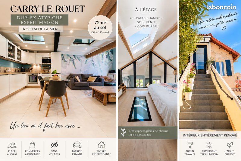 Maison 72 m² · à Carry-le-Rouet · 72 m² · 333 000 €
