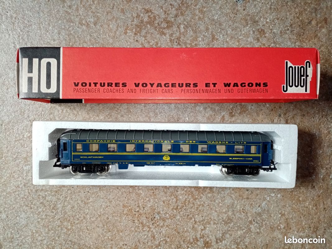 Voiture Lits FS Jouef - Wagon-lit Miniature D'occasion Pour Train électrique