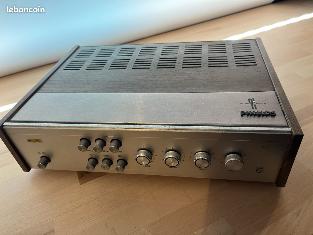 Amplificateur Philips A50 – HiFi vintage – ampli stéréo rétro (image 2)