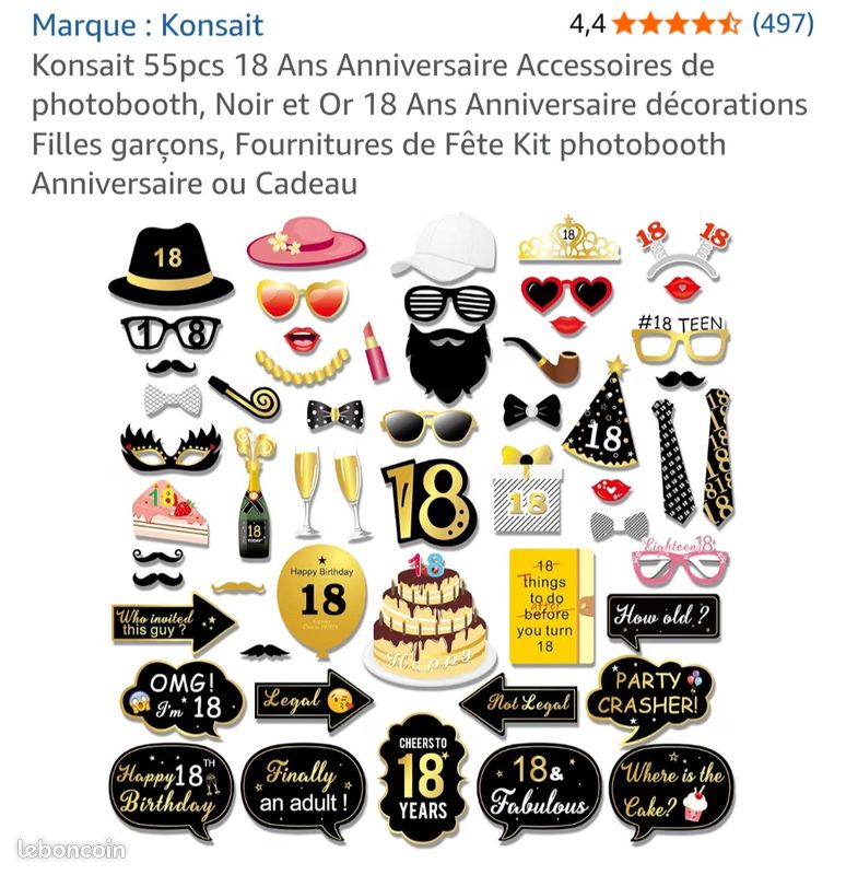 Kit anniversaire 18 ans (image 6)