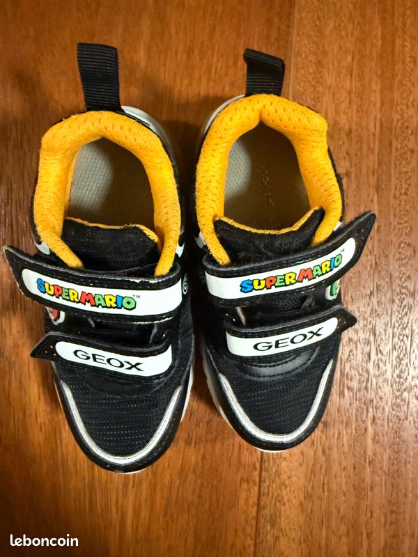 Super Mario Chaussure Geox Lumineuse Super Mario Basket