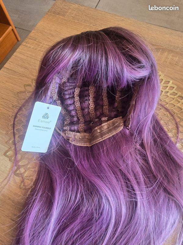 Perruque mauve-violette (image 7)
