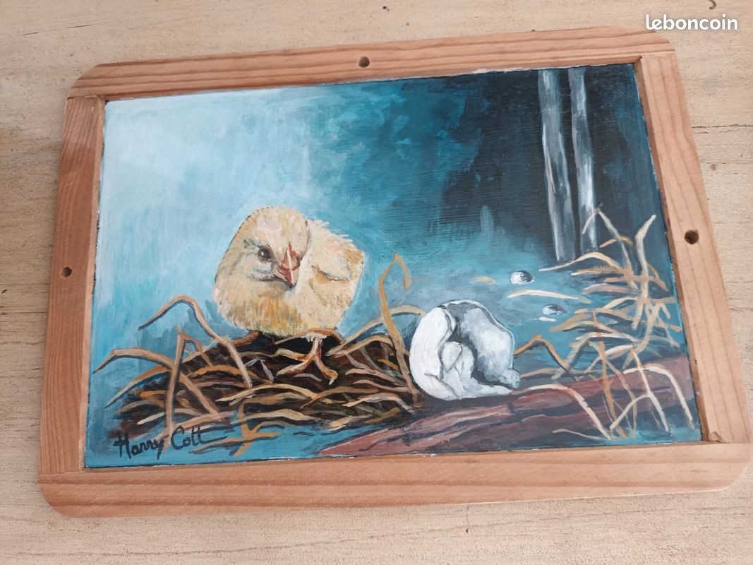 Tableau ardoise d'écolier le poussin (image 1)