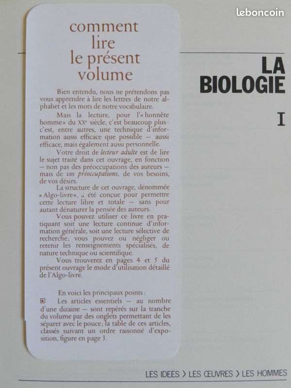 La Biologie en 2 Volumes 1970 (image 3)