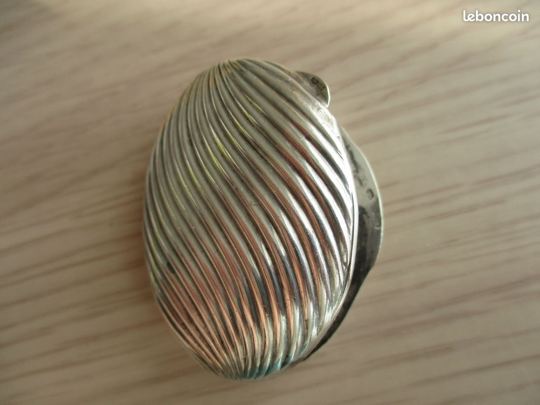 Petite boite ou porte photo en argent poinçon 800 ancien (image 3)